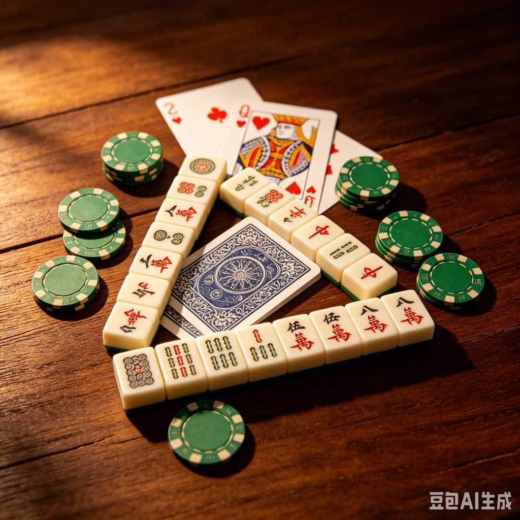 embossed mahjong set design